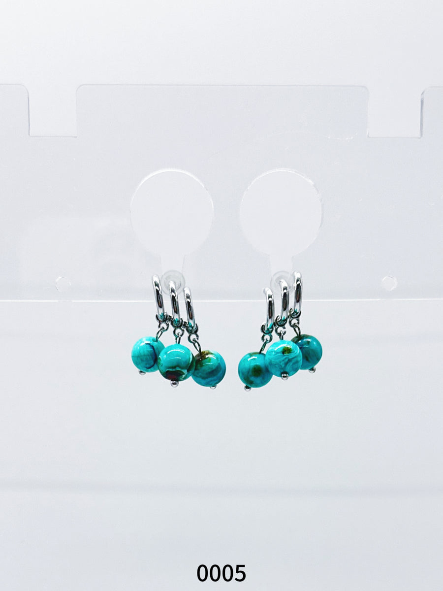 Natural Gemstone Earring Series 0005