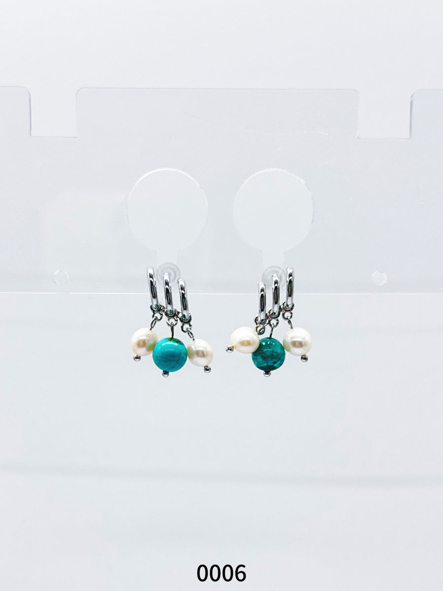 Natural Gemstone Earring Series 0006