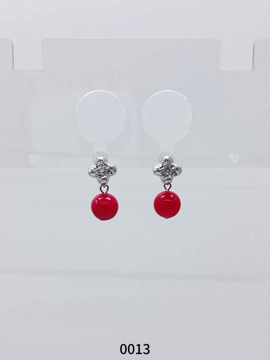 Natural Gemstone Earring Series 0013