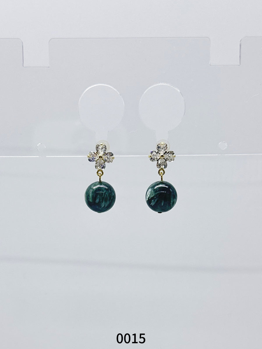 Natural Gemstone Earring Series 0015