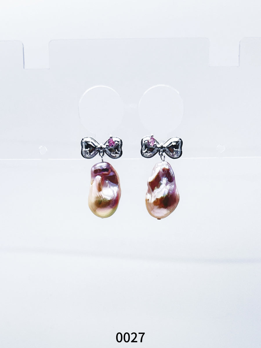 Natural Gemstone Earring Series 0027