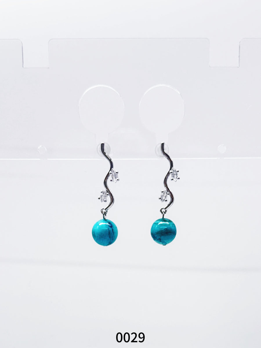 Natural Gemstone Earring Series 0029