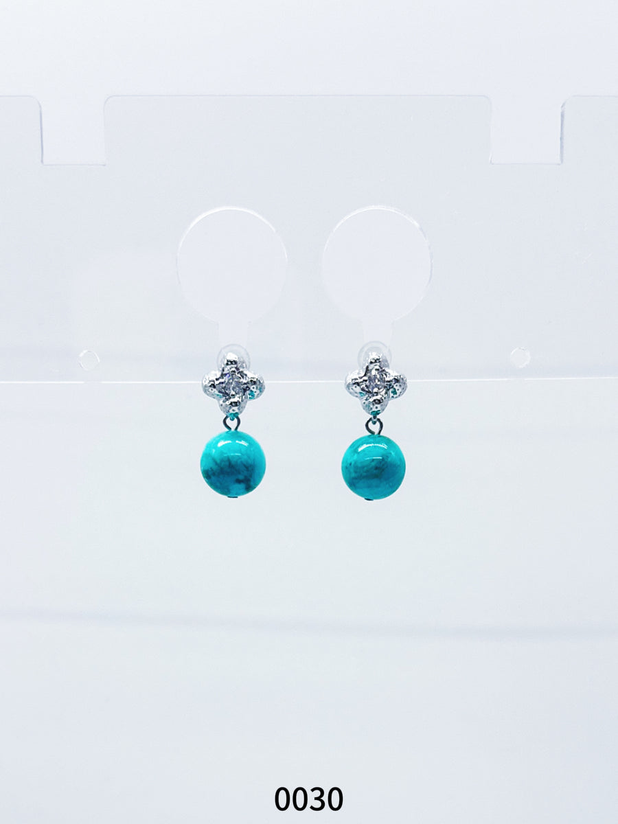 Natural Gemstone Earring Series 0030