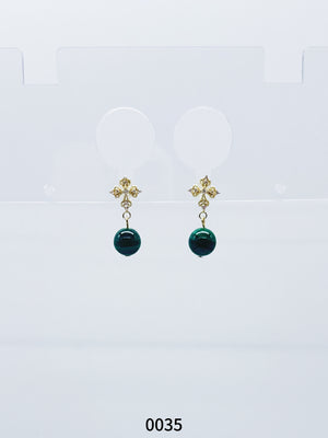 Natural Gemstone Earring Series 0035