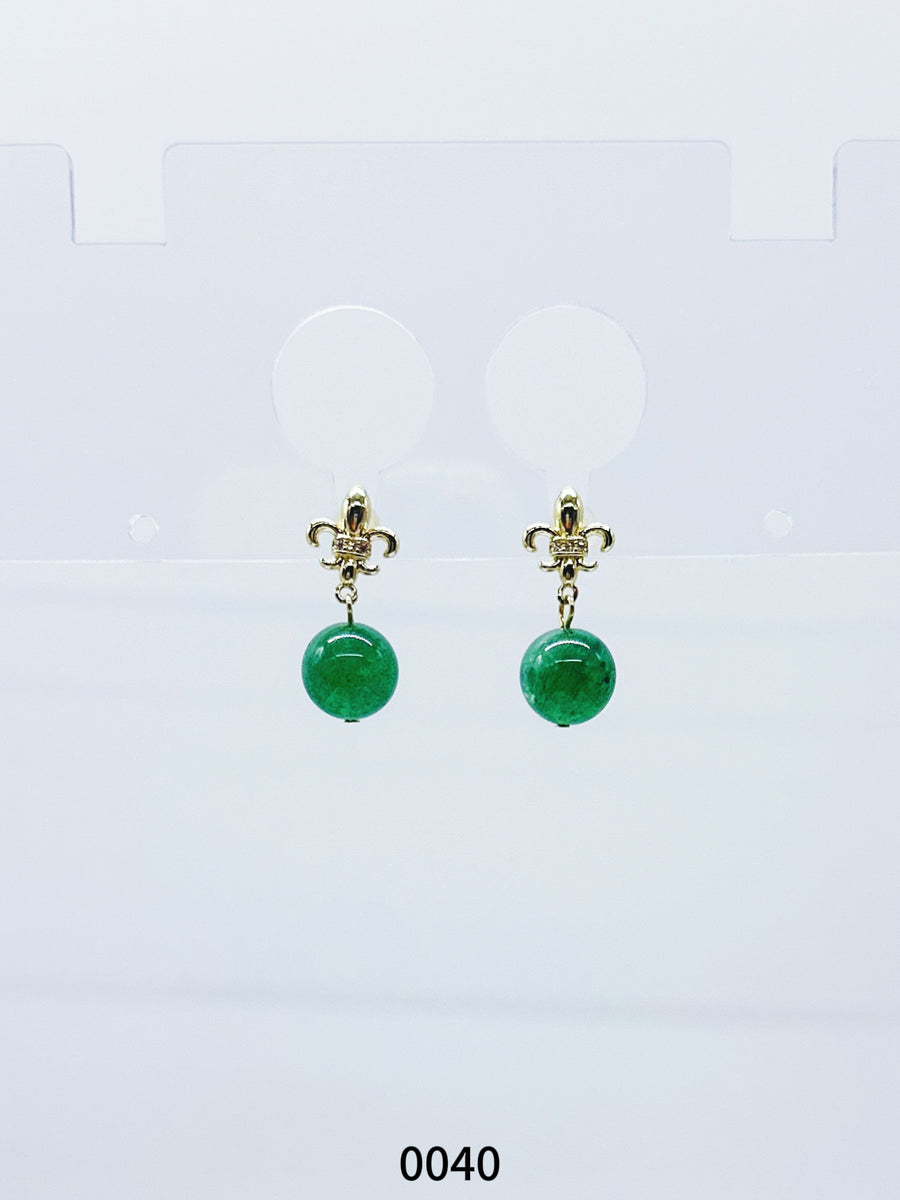 Natural Gemstone Earring Series 0040