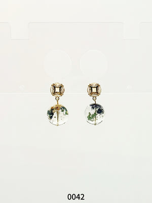 Natural Gemstone Earring Series 0042