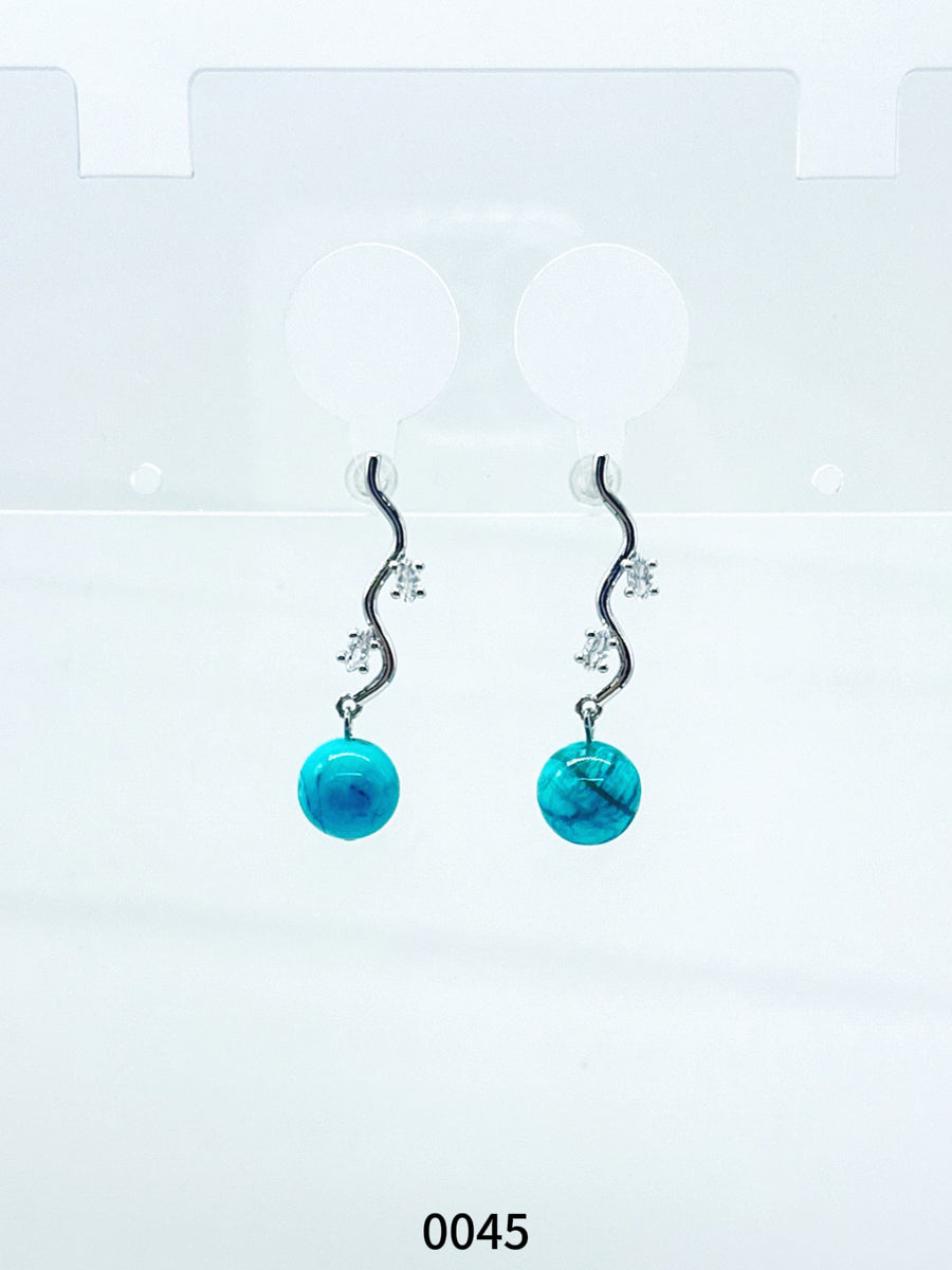 Natural Gemstone Earring Series 0045