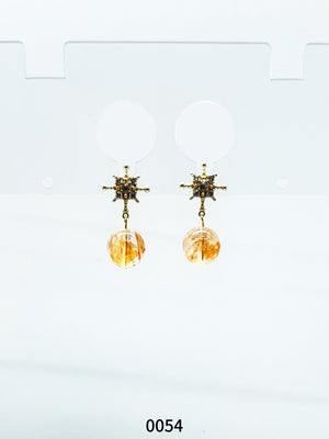 Natural Gemstone Earring Series 0054