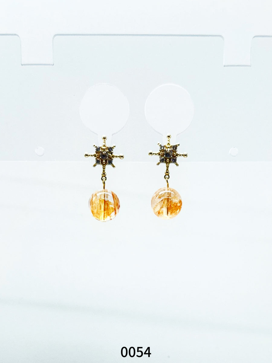 Natural Gemstone Earring Series 0054