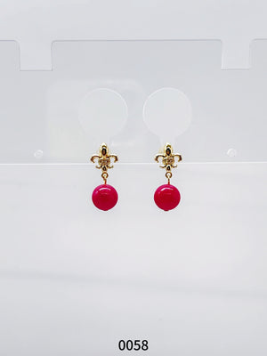 Natural Gemstone Earring Series 0058