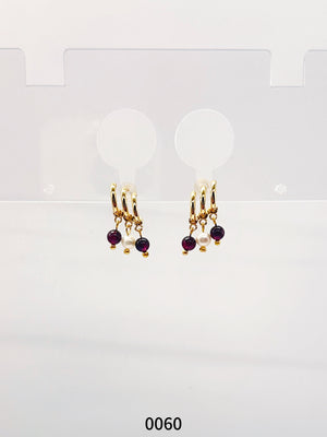 Natural Gemstone Earring Series 0060