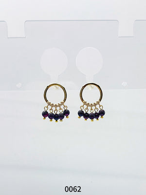 Natural Gemstone Earring Series 0062