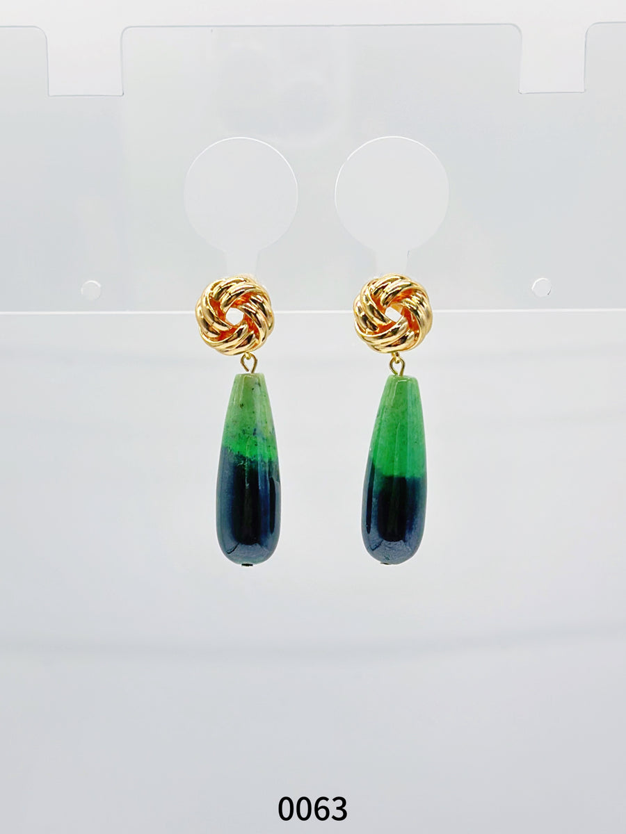 Natural Gemstone Earring Series 0063