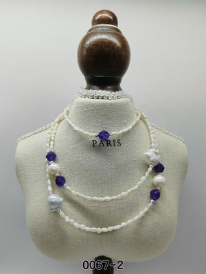 Natural Gemstone Necklace Series 00067