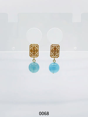 Natural Gemstone Earring Series 0068