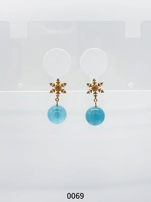 Natural Gemstone Earring Series 0069