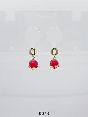 Natural Gemstone Earring Series 0073