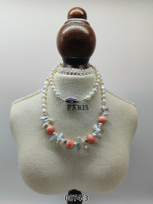 Natural Gemstone Necklace Series 00074