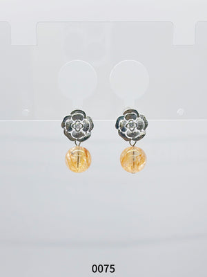 Natural Gemstone Earring Series 0075