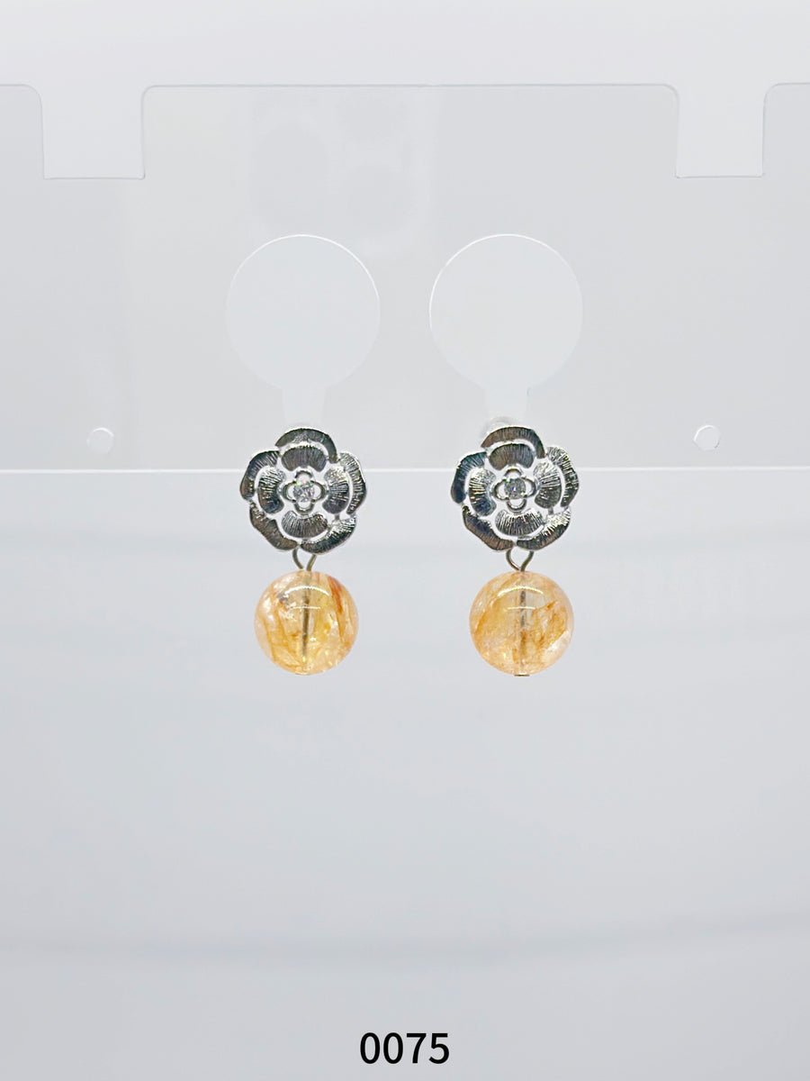 Natural Gemstone Earring Series 0075