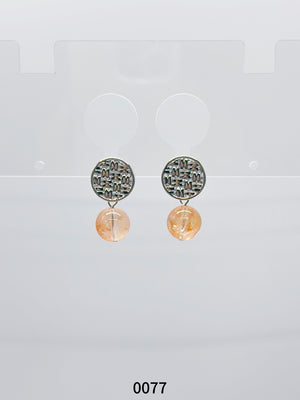 Natural Gemstone Earring Series 0077