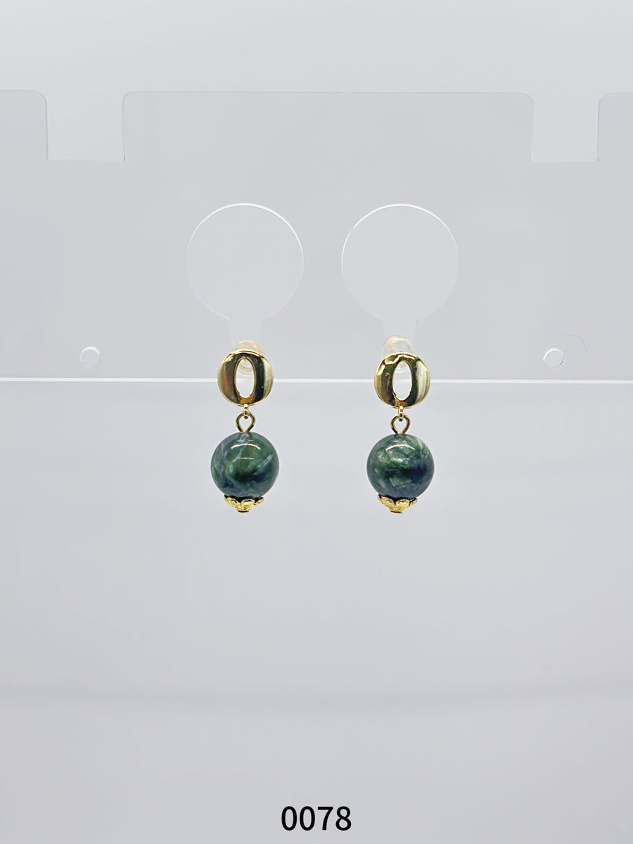 Natural Gemstone Earring Series 0078