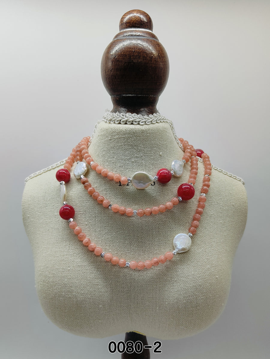 Natural Gemstone Necklace Series 00080