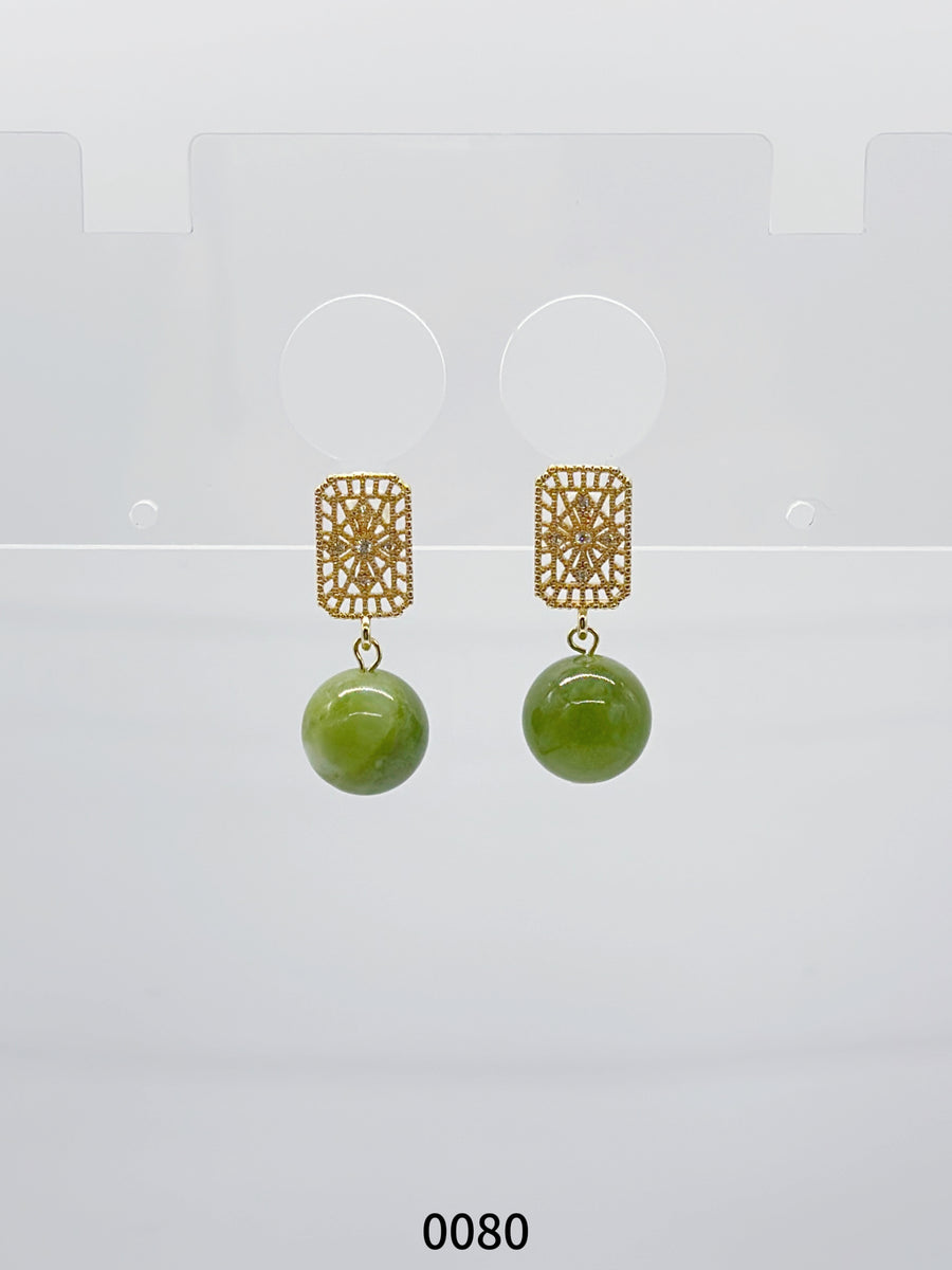 Natural Gemstone Earring Series 0080