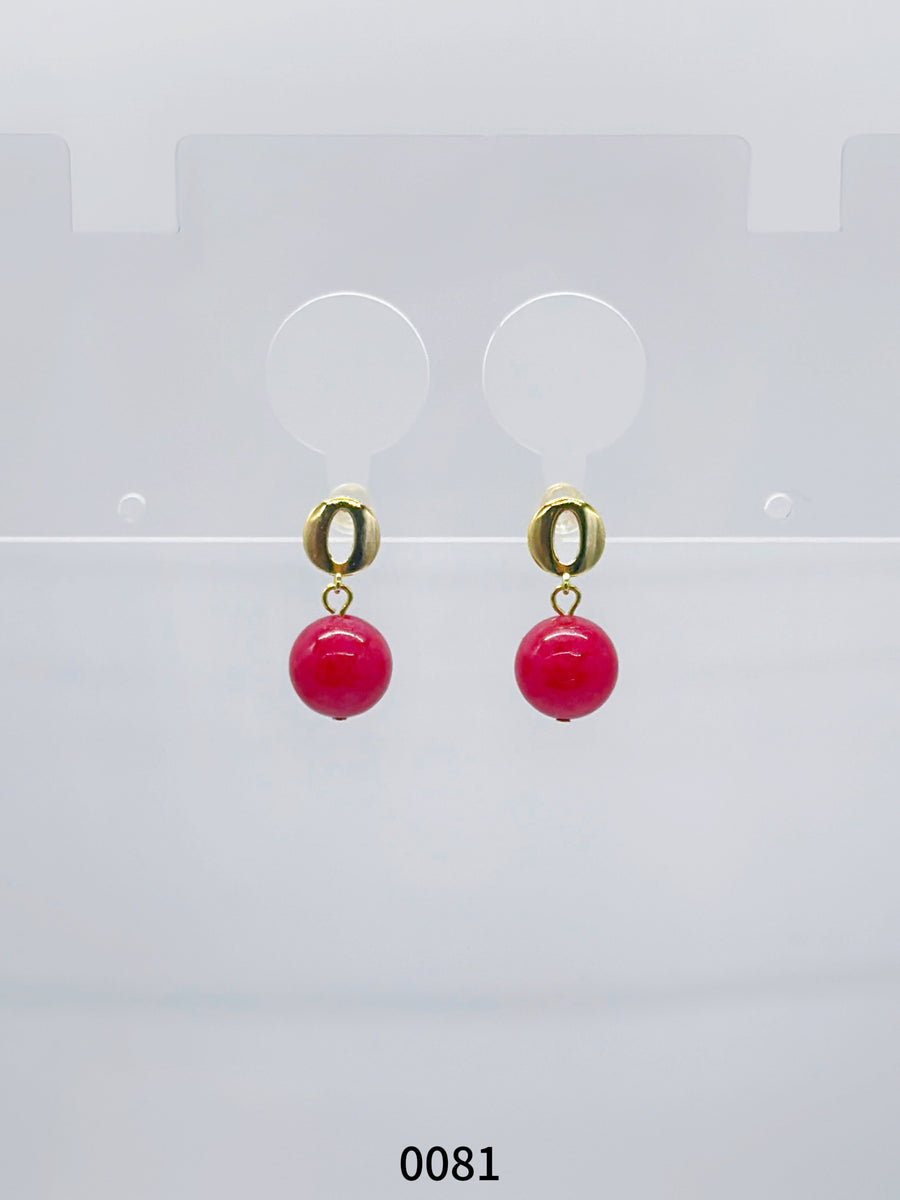 Natural Gemstone Earring Series 0081