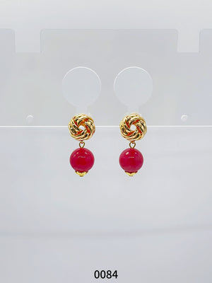 Natural Gemstone Earring Series 0084