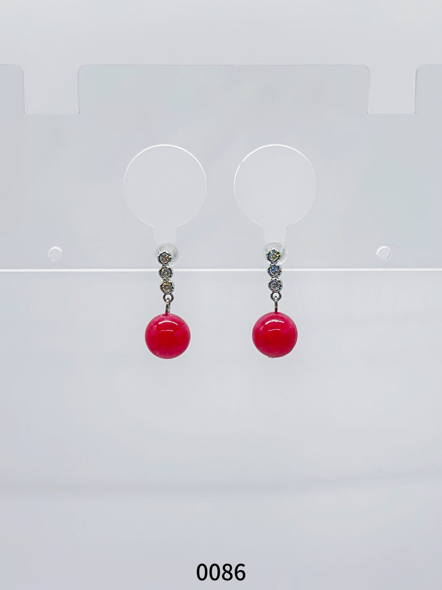 Natural Gemstone Earring Series 0086