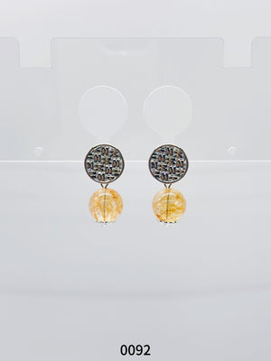 Natural Gemstone Earring Series 0092