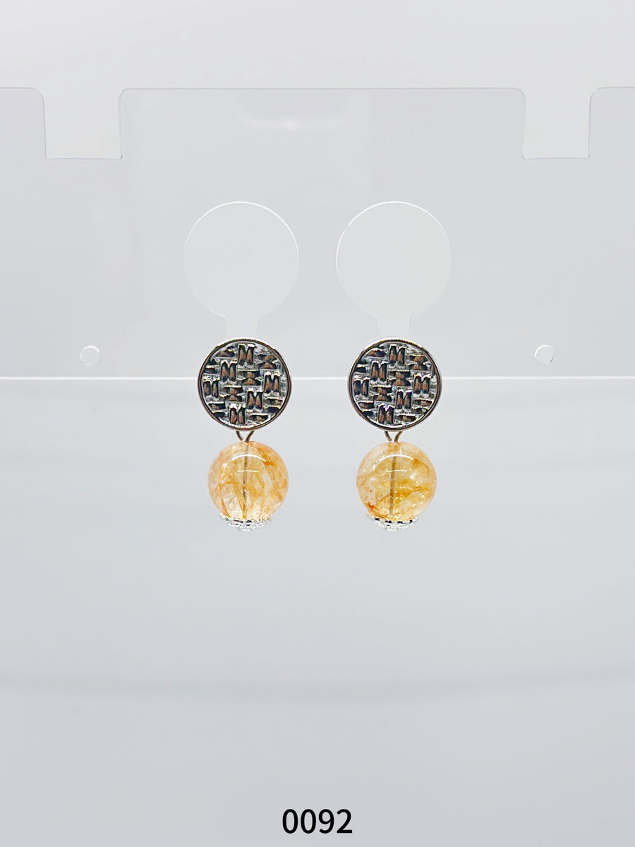 Natural Gemstone Earring Series 0092