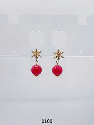 Natural Gemstone Earring Series 0100