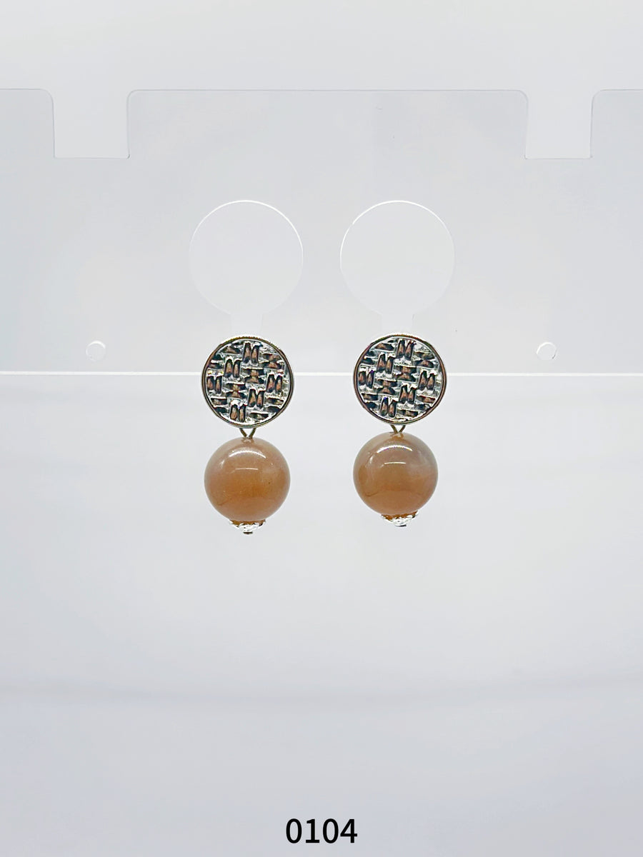 Natural Gemstone Earring Series 0104