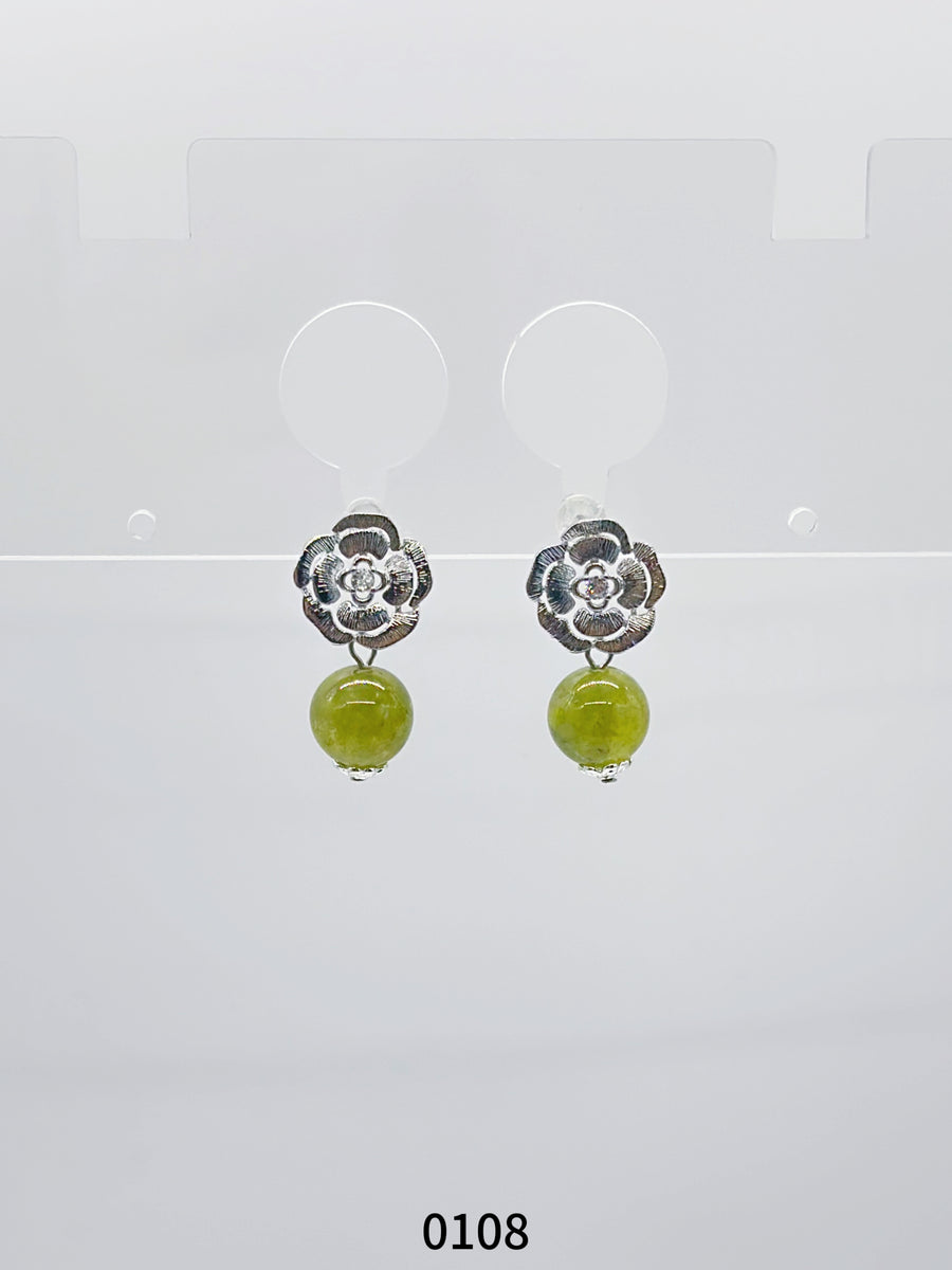 Natural Gemstone Earring Series 0108