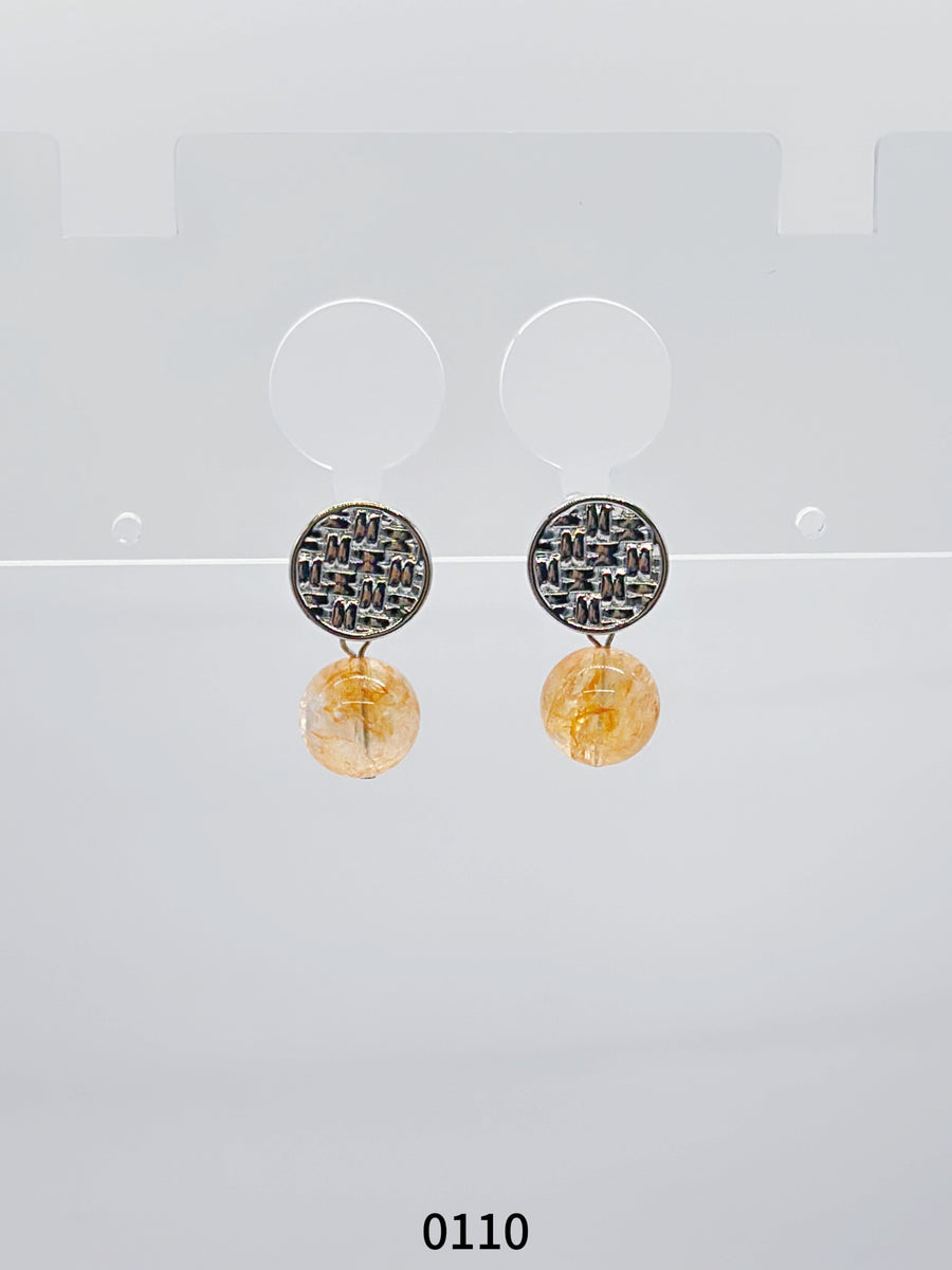 Natural Gemstone Earring Series 0110