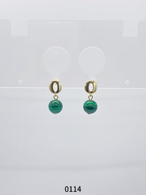 Natural Gemstone Earring Series 0114