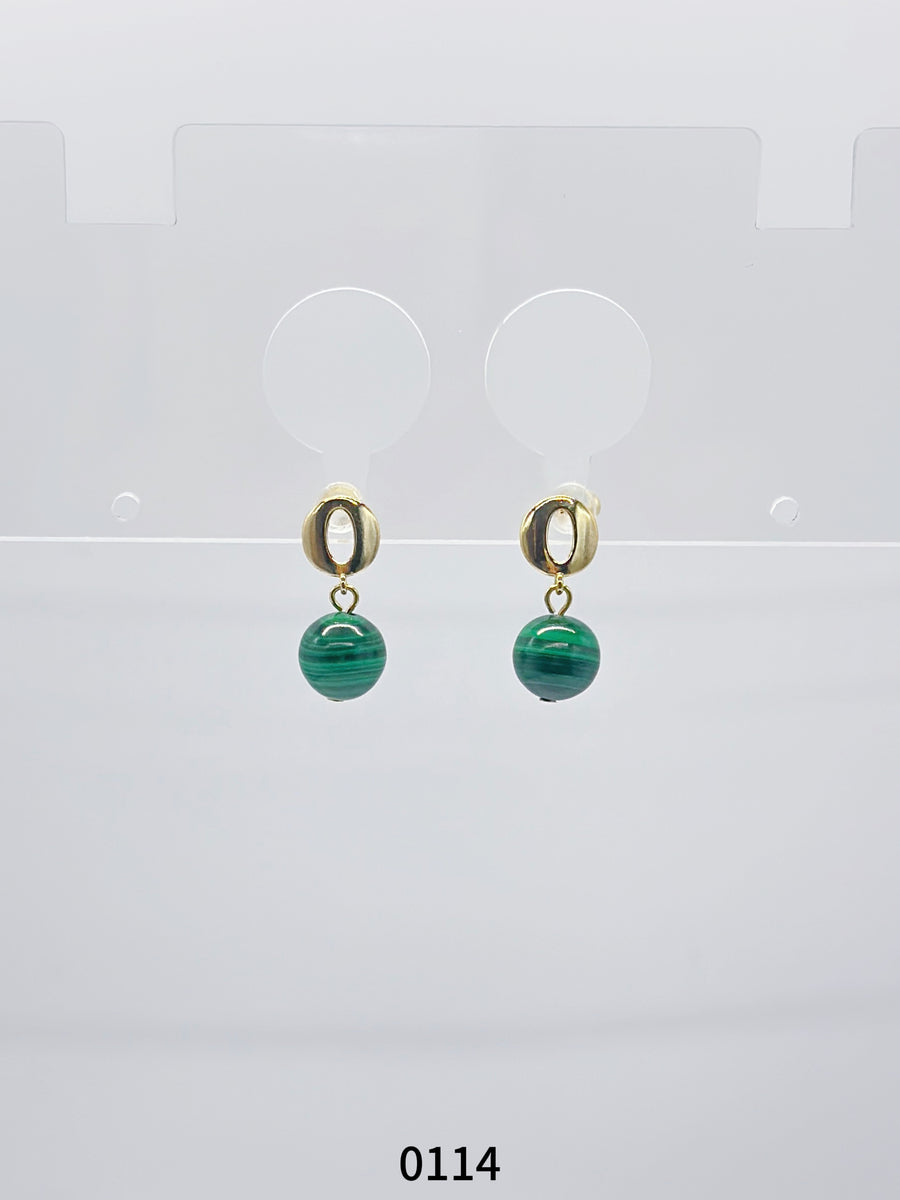 Natural Gemstone Earring Series 0114