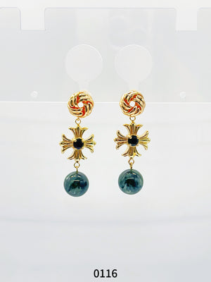 Natural Gemstone Earring Series 0116