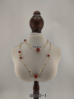 Natural Gemstone Necklace Series 00222