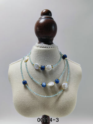 Natural Gemstone Necklace Series 00114