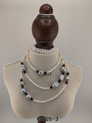 Natural Gemstone Necklace Series 00126