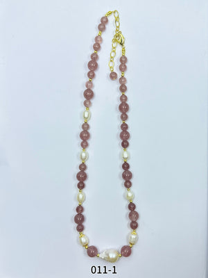 Natural Gemstone Necklace Series 0011