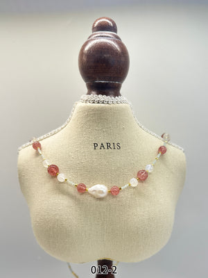 Natural Gemstone Necklace Series 0012