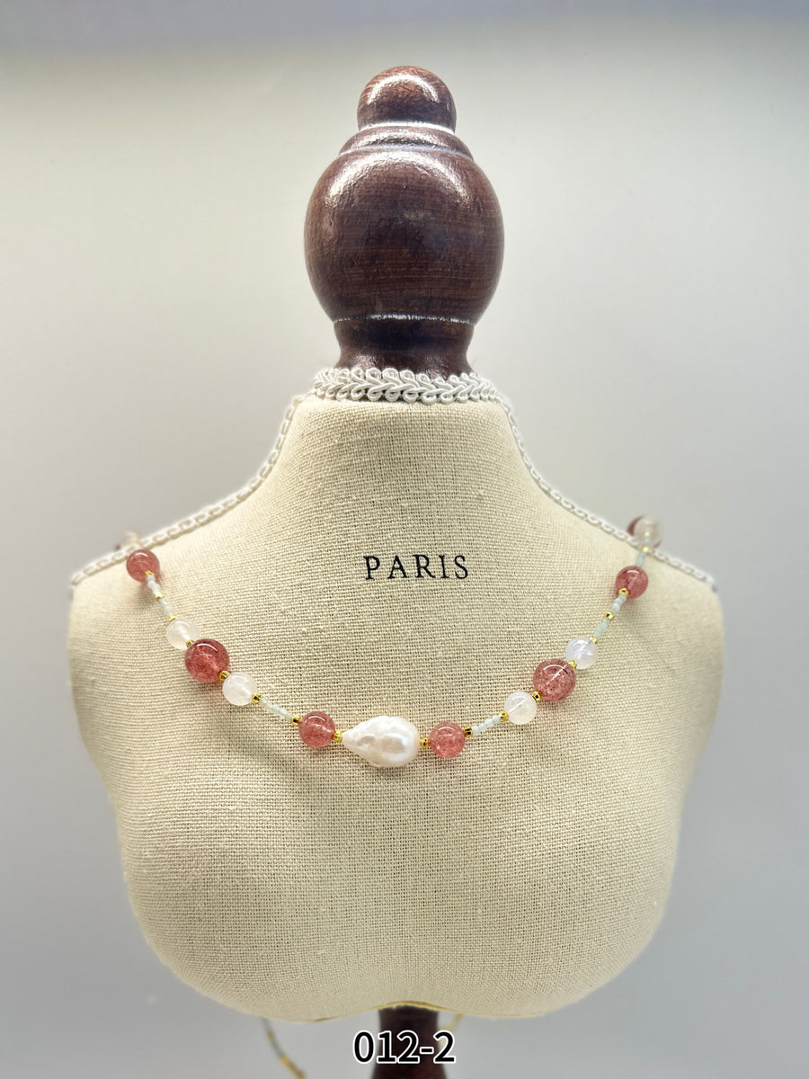 Natural Gemstone Necklace Series 0012