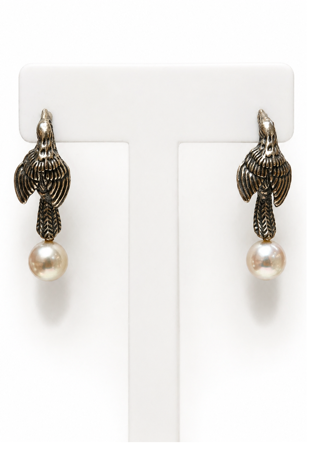 Silver Akoya Pearl Earrings