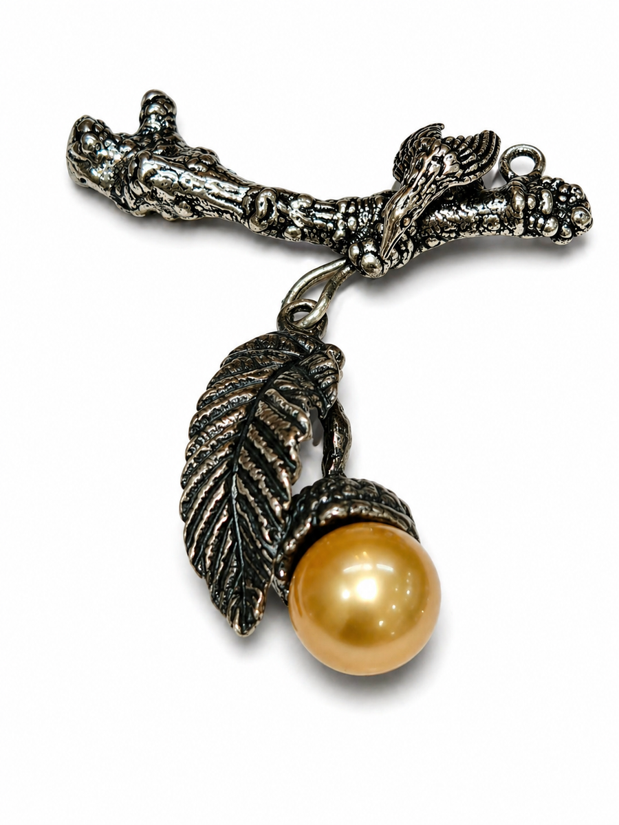 Silver South Sea Pearl Pendant