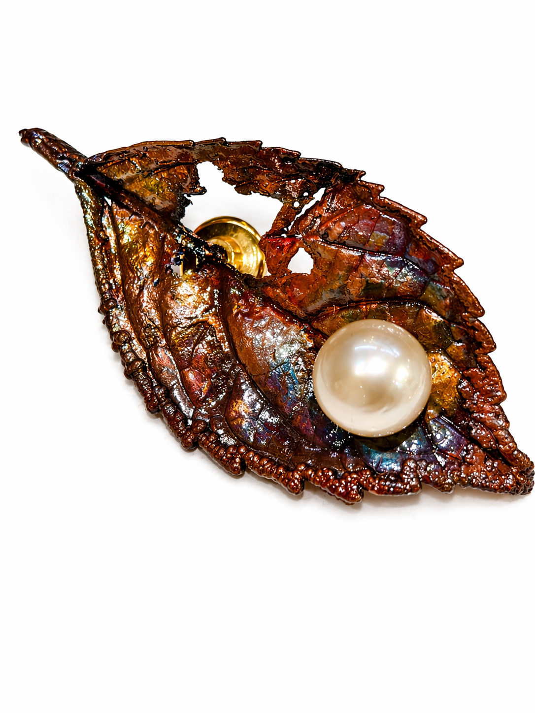Silver South Sea Pearl Brooch