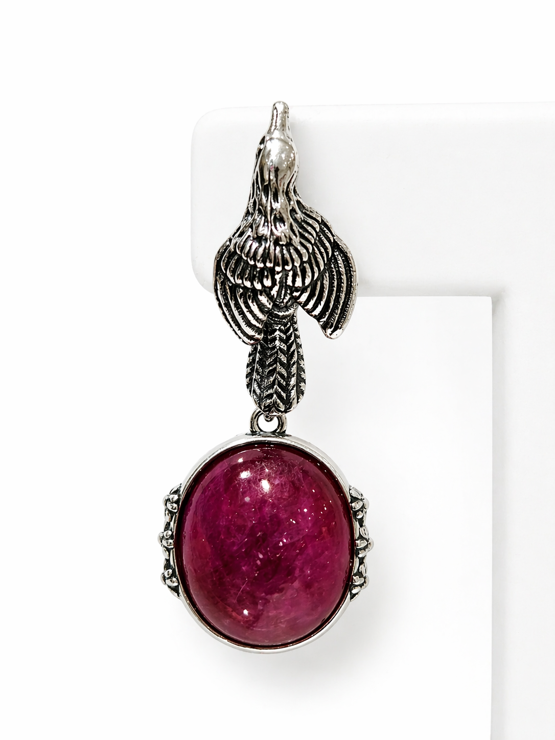 Silver Ruby Pendant